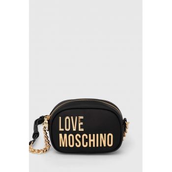 Love Moschino poseta culoarea negru, JC4026PP1LKD0000