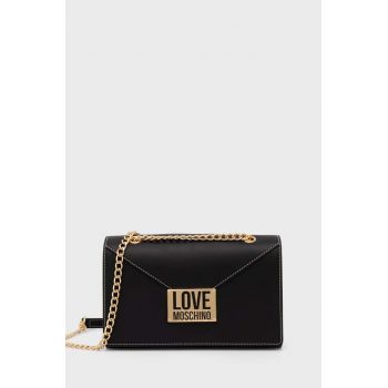 Love Moschino poseta culoarea negru, JC4073PP1LLG100A