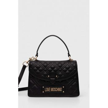 Love Moschino poseta culoarea negru, JC4149PP1LLA0000