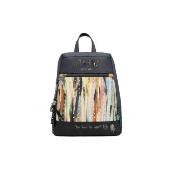 Rucsac de dama Hollywood - Multicolor - 26x32x10 cm