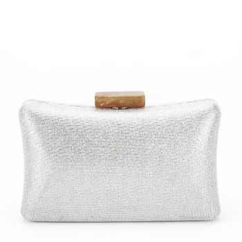 Clutch elegant B-5764 06 Argintiu