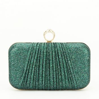 Clutch elegant B-BJH-22705 05 Verde inchis