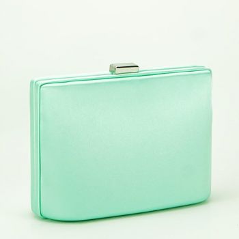 Clutch elegant B-DYX3335-2 05, 12.5x18.5x8.5, Verde menta