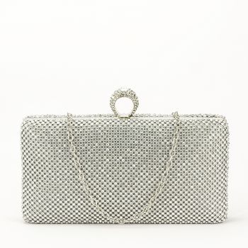 Geanta clutch argintiu B-BFL-1063 05 Argintiu