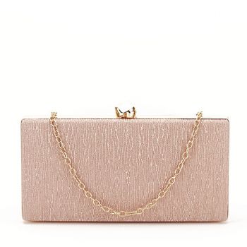 Geanta clutch sampanie cu sclipici B-ABYH-809 06