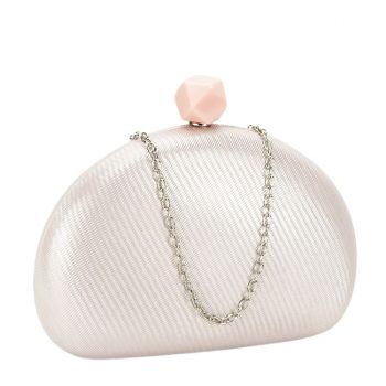 Geanta clutch roz pudra B-BFL-22751 03