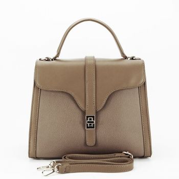 Geanta dama David Jones B-7007-3 15 Maro taupe