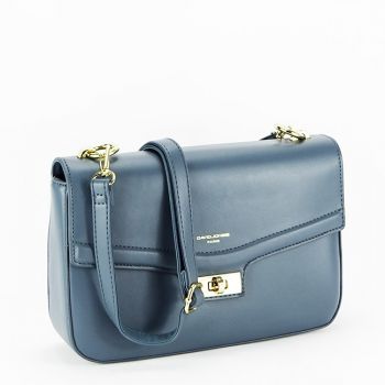 Geanta David Jones Paris B-CM6775 15 Albastru petrol