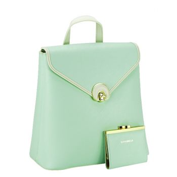 Rucsac dama cu portofel inclus B-CB2404-4 17 Verde deschis