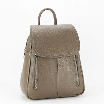 Rucsac dama din piele naturala B-8987 123 Maro