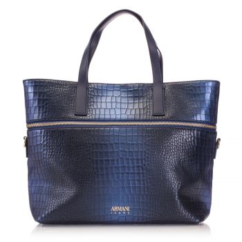 Blue shopper bag