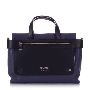 Navy blue shopper