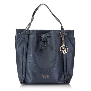 Navy blue shoulder bag