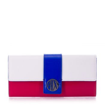 Red white victoria blue wallet