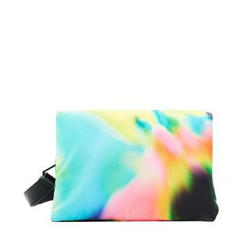 Midsize tie-dye crossbody bag