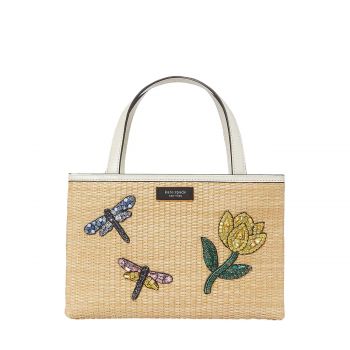 Sam dragonfly straw small tote