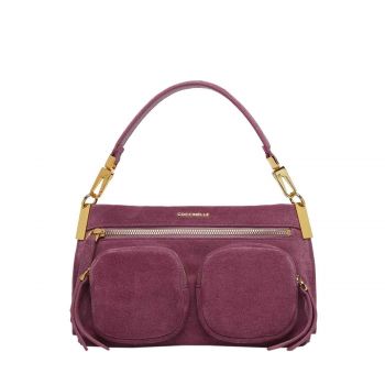 Hyle suede shoulder bag s