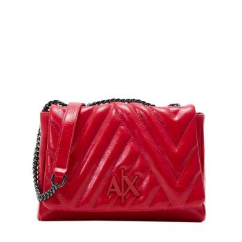 Glossy quilted crossbody