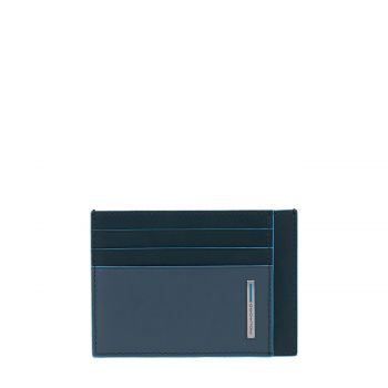 Blue square credit card wallet