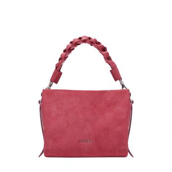 Boheme suede bimaterial handbag