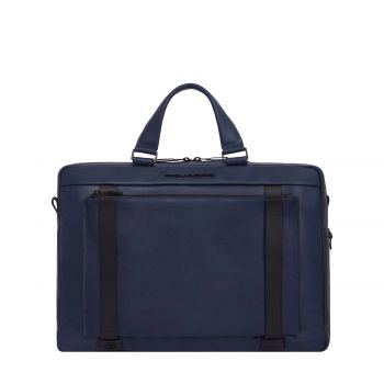 David briefcase leather 42 cm laptop compartment