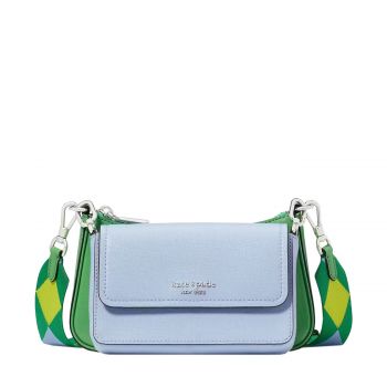 Double up colorblocked crossbody