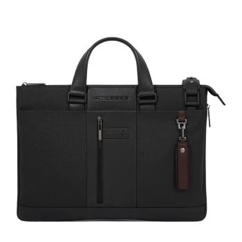 Expandable, slim laptop bag