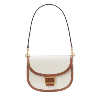 Katy colorblocked convertible saddle bag