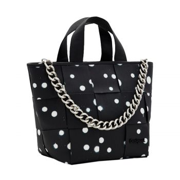 M droplets tote bag