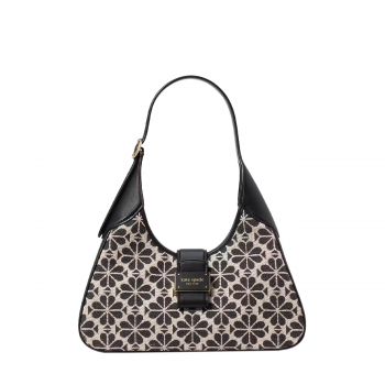 Spade flower jacquard nouveau small shoulder bag