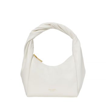 Twirl top-handle bag