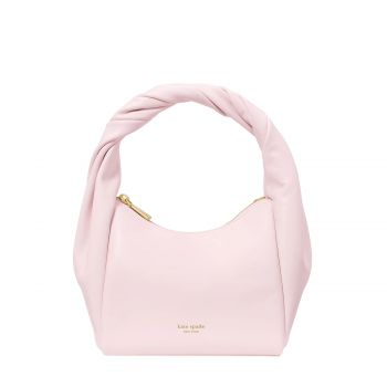 Twirl top-handle bag