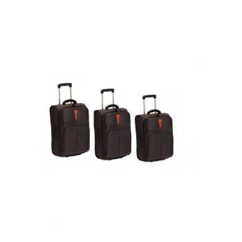 Set Trolere - 2 Roti - ZC- 6100 - 3 Piese - Maro