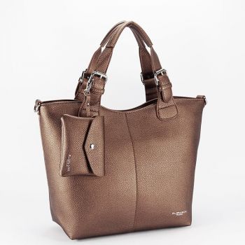 Geanta dama shopper FloraCo Paris B-F7143 12, Bronz