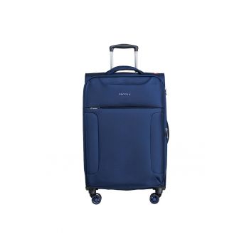 Valiza medie extensibila - Poliester - 69x42x26CM - 65.5L - Bleumarin