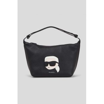 Karl Lagerfeld poseta de piele culoarea negru