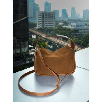 Reserved - LADIES` BAG - brun-auriu