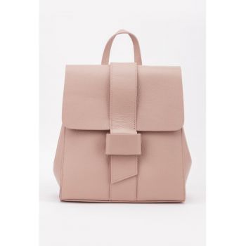 Rucsac elegant stil geanta din piele roz pudra