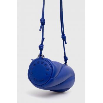 Fiorucci poseta de piele Electric Blue Leather Mini Mella Bag U01FPABA002LE04BL06