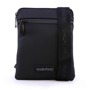 Geantă crossbody bărbați Valentino neagră cu logo 1988BGEA8AV05N