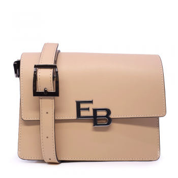 Poșetă crossbody femei Enzo Bertini taupe din piele 154posp3350TA