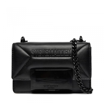 Poșetă crossbody femei Steve Madden Leisure neagră 1668POSSBLEISUREN