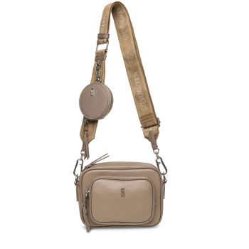 Poșetă crossbody femei Steve Madden Lillite taupe 1668POSSBLILLITETA