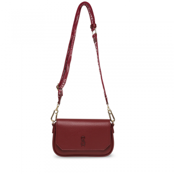 Poșetă crossbody femei Steve Madden Mae roșie cu logo frontal 1668possbmaebo