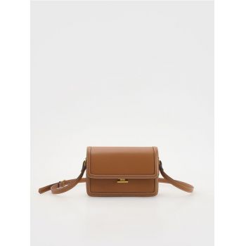 Reserved - Geantă crossbody - brun-auriu