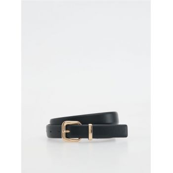 Reserved - LADIES` BELT - negru