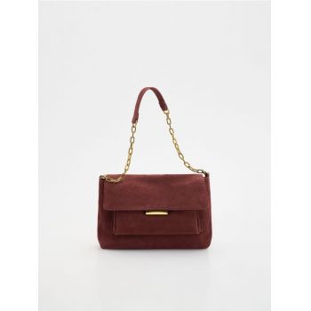 Reserved - LADIES` HANDBAG - maro