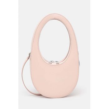 Coperni poseta Gloss Crossbody Mini Swipe Bag culoarea roz, COPBA38BISF6002