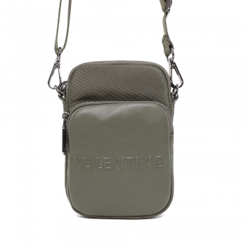 Geantă mini crossbody bărbați Valentino verde cu logo 1986BGEA7C307V