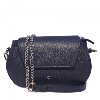 Poșetă crossbody femei Luca di Gioia bleumarin din piele 144POSP3140BL